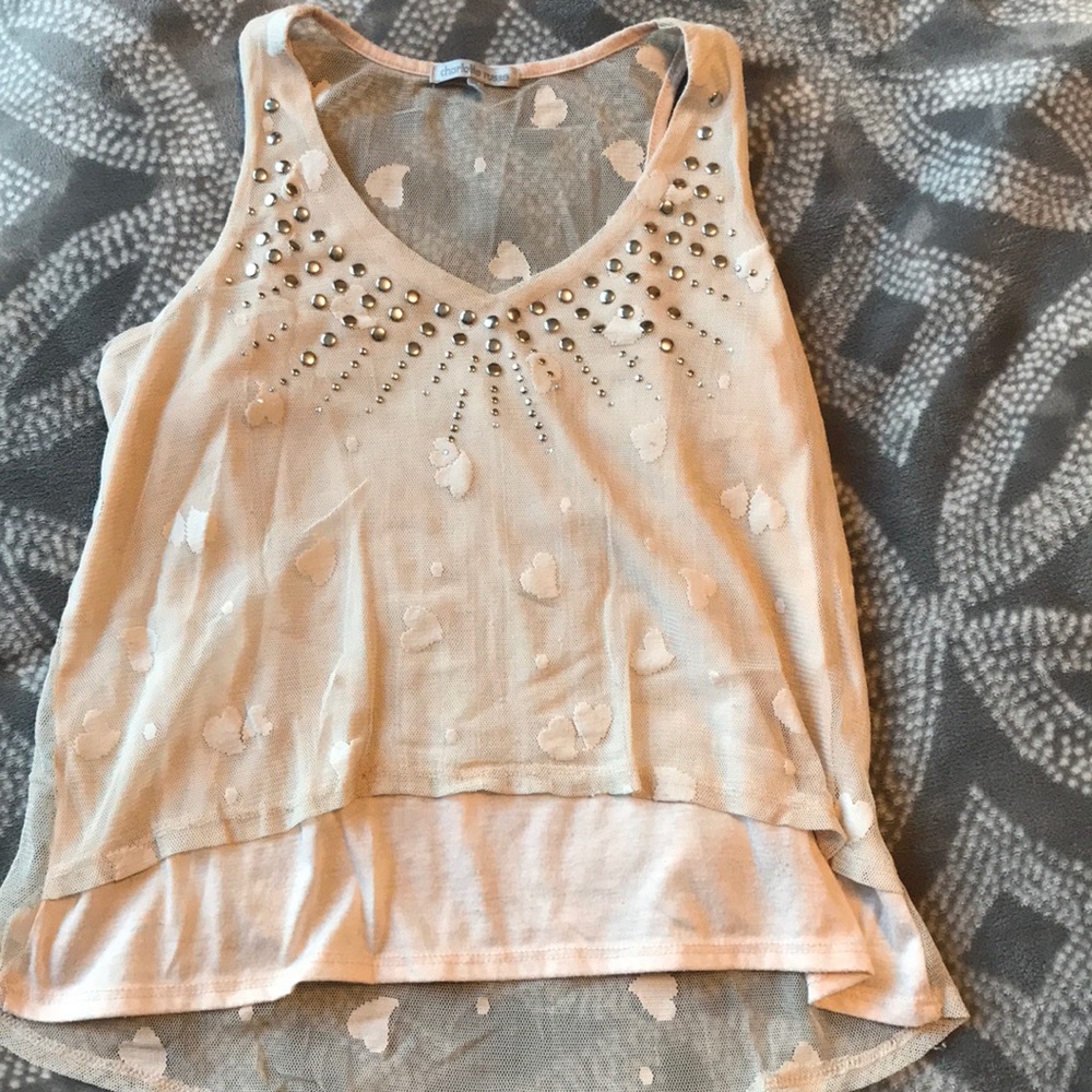 Charlotte Russe Shear Tank Top
